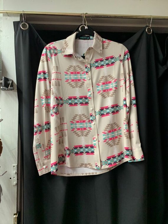 Button Up Aztec Shirt on The Other Place Lampasas