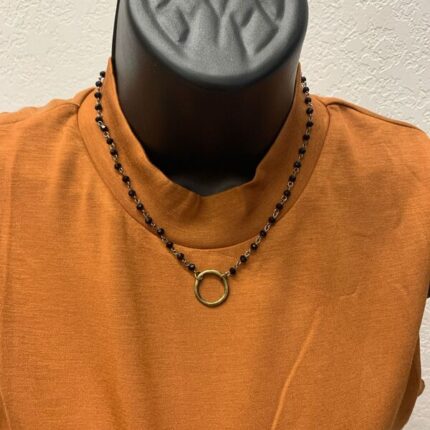 Black Crystal Necklace