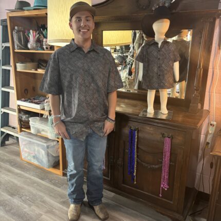 Men's Shirt - Western Lingo, Hey Howdy Hey, Button Front