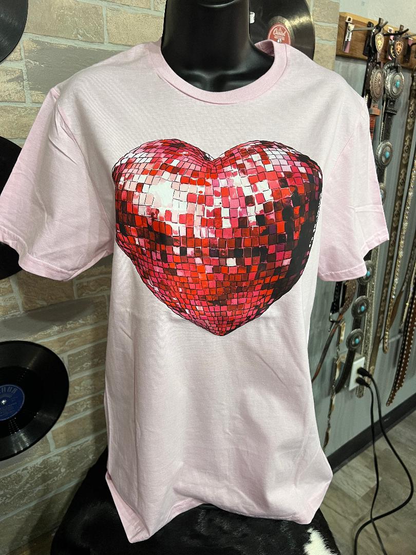 T-Shirt - Disco Heart