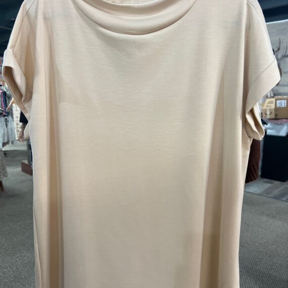 Shirt Cream zip back