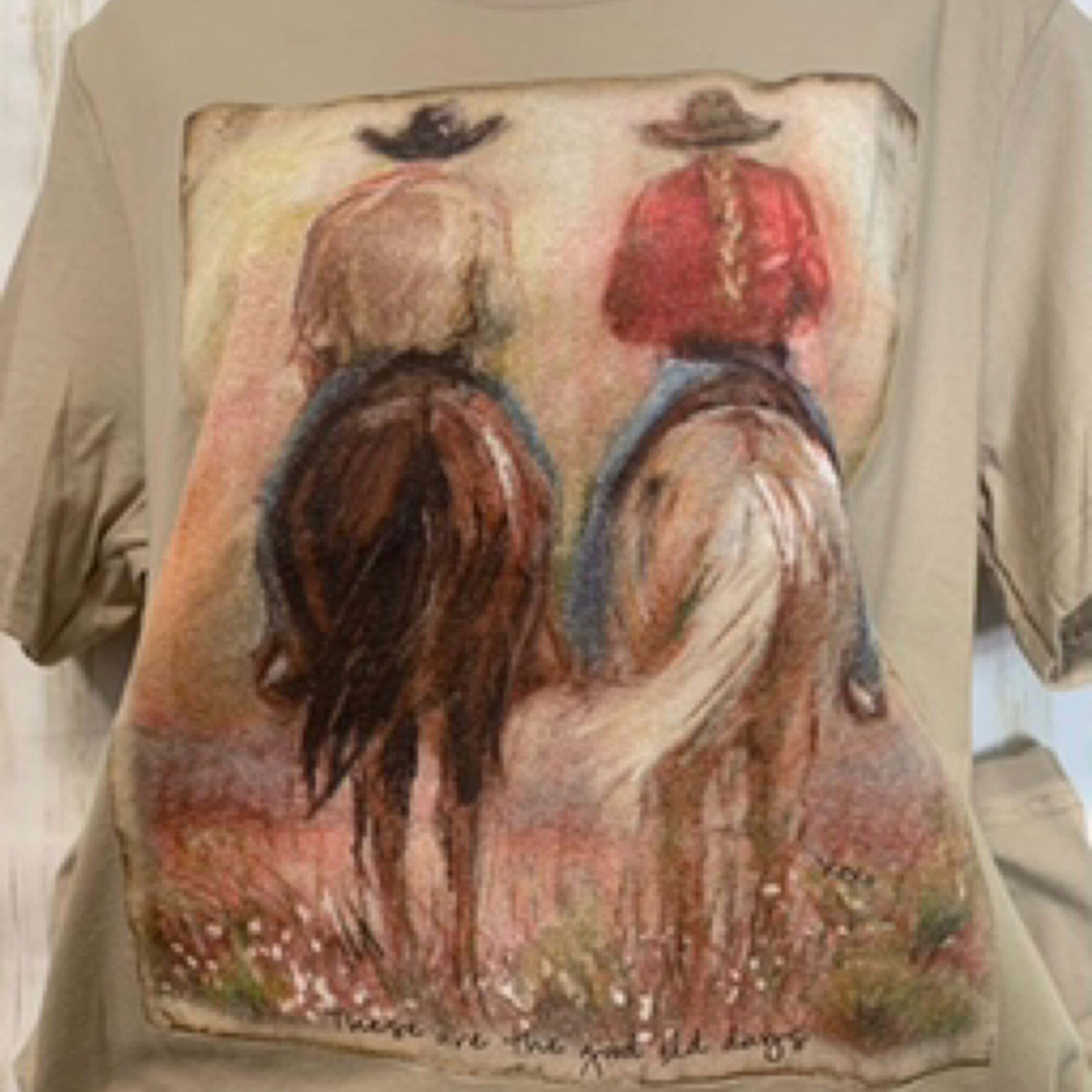 T Shirt -  Good Ole Days Tan