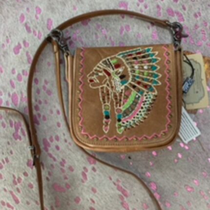 Delila Crossbody Indian Headdress