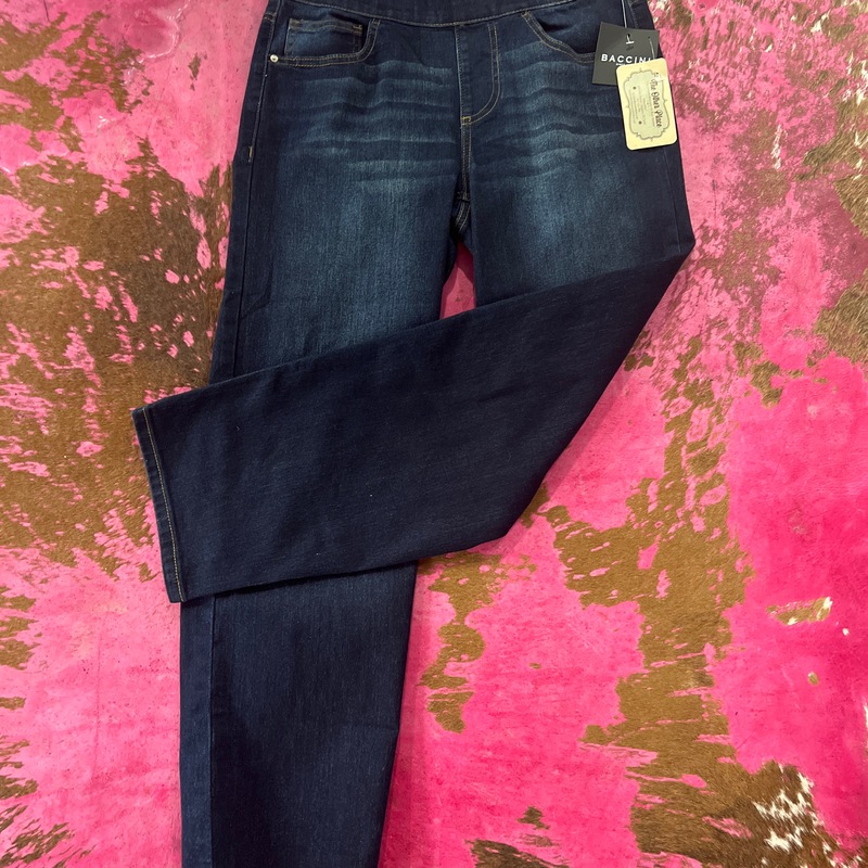 Jeans - Baccini Dark Wash Pull On