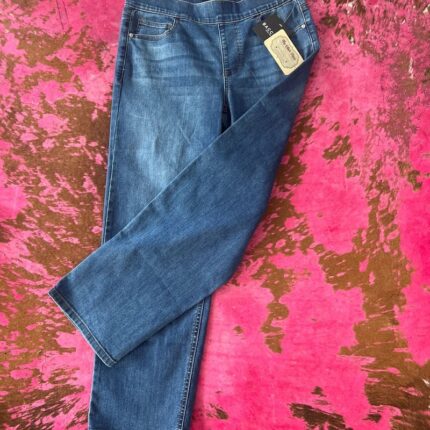 Jeans - Baccini Light Wash Pull on Jeans