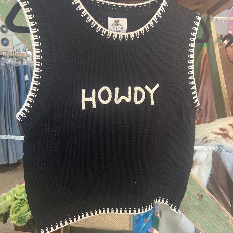 Sweater - Howdy Knitted Tank
