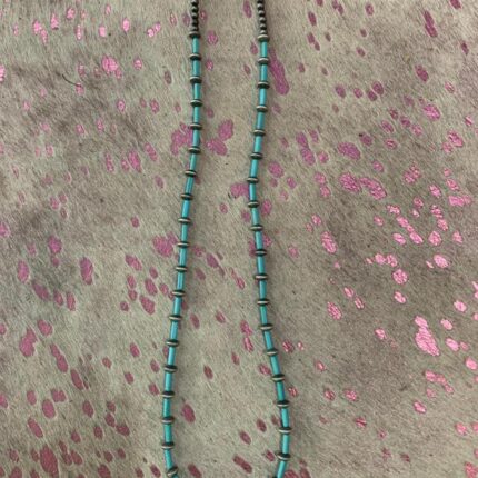 Necklace - Costume Turquoise and Navajo Pearls