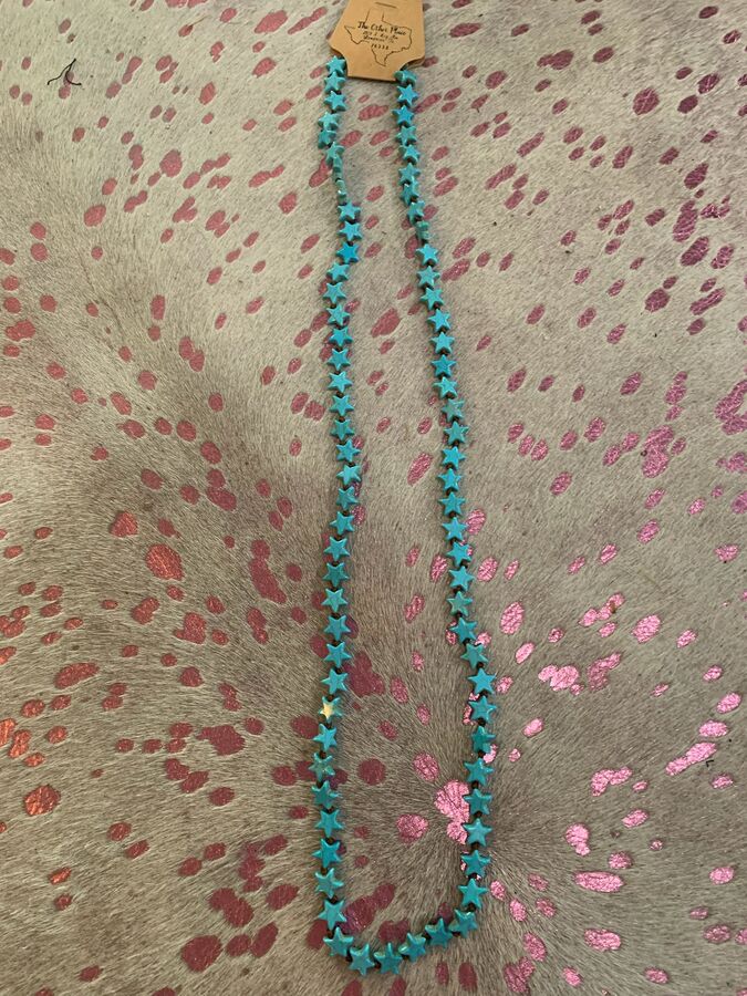 Necklace Howlite Stars