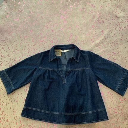 Shirt - V Neck Denim Swing Top