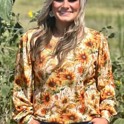 Knit Blouse Golden Harvest