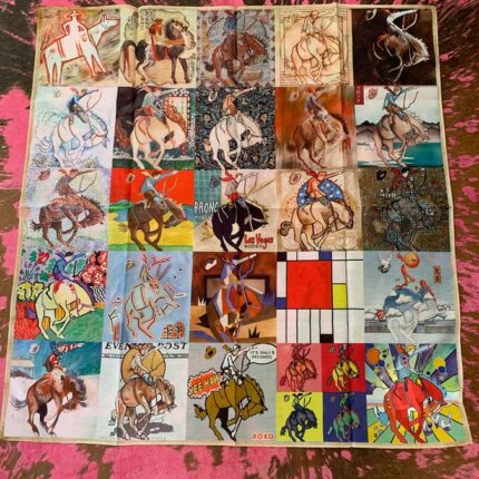 Scarf Bronc Study Shorty 700%Silk