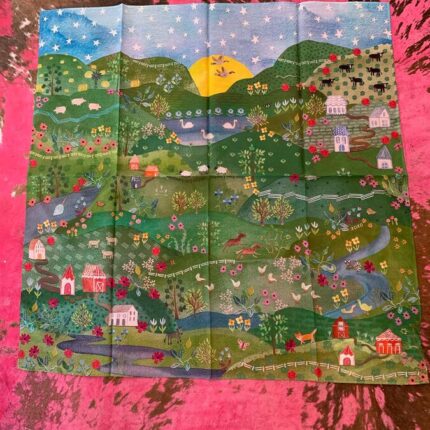 Scarf Rolling Hills Shorty 700%Silk