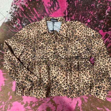 Shirt L S Loopty Lou Leopard