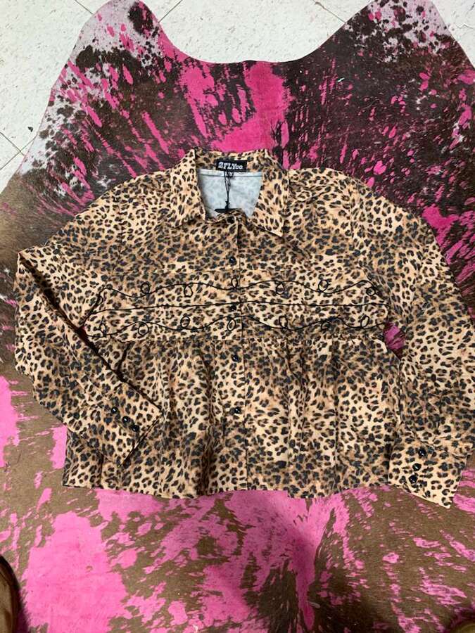 Shirt L/S Loopty Lou Leopard