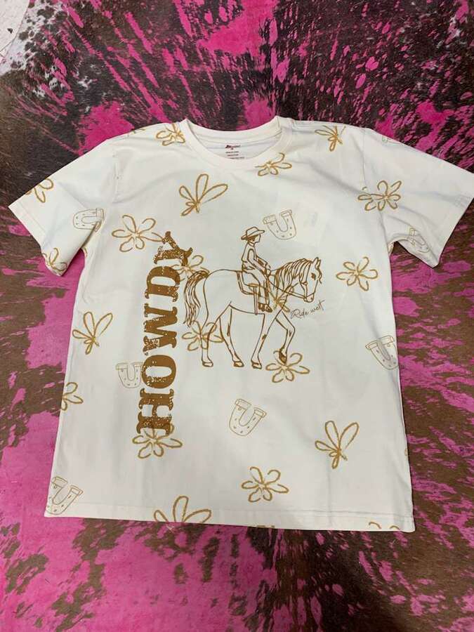 T Shirt Ride West Cream HH