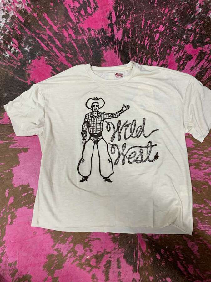 T Shirt Wildwest Raised Stitch