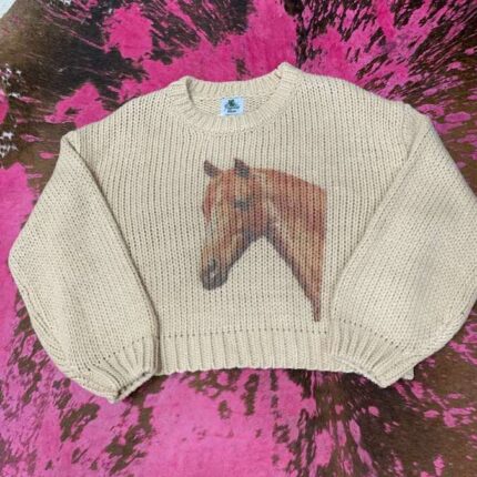 Sweater horse Cream L-S