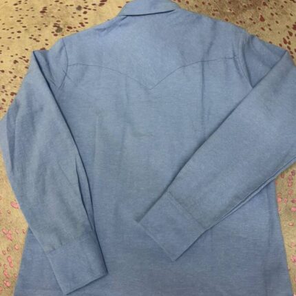 Shirt Light Chambray Denim Pearl Snap 2